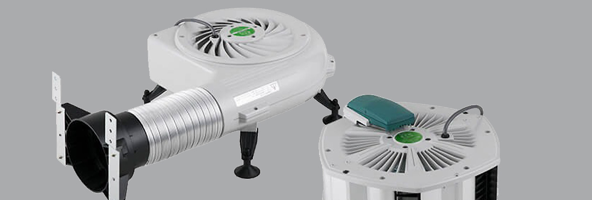 床下換気扇設置